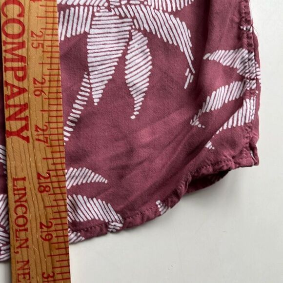 A-Frame Slim Fit Rayon Palm Camp Shirt Mens XL Tall - Picture 7 of 8
